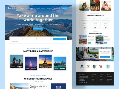 Travel Agency landing page adventure agency booking app booking website camping explore flight booking website home page tour website tourism website travel travel agent travel booking travel dashboard travel guide travel website traveller trip planner ui vacation website