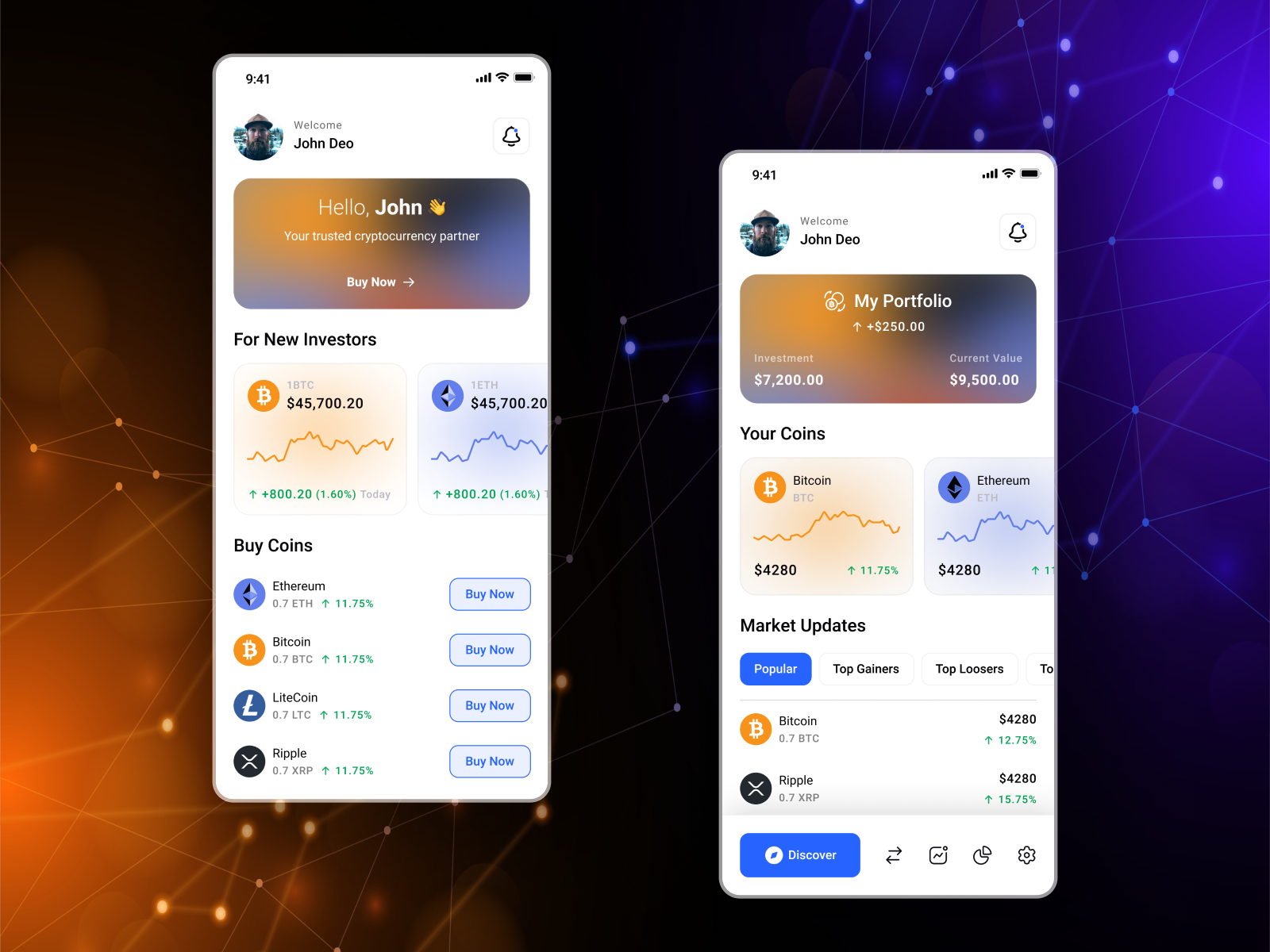 Crypto Currency - Mobile App By Ambika Patel On Dribbble