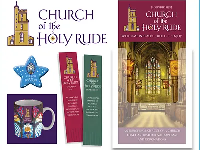Church of the Holy Rude branding by Glasgow-based G3 Creative branding g3 g3 creative glasgow graphic design agency graphicdesign logo design