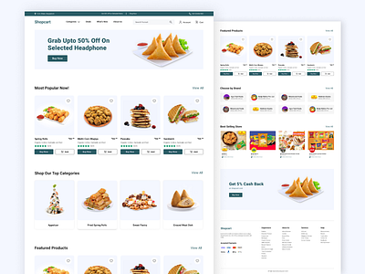 Food Delivery Landing Page curier delivery design food food delivery homepage landing page landingpage mobile mobile app order resturant snack snack food ui ui design uiux ux design website website design