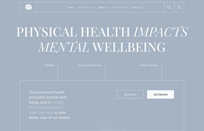 Concept - mental health health medical patient pharmacy ui ux web web design website