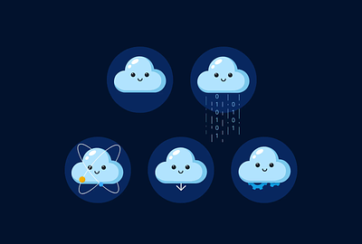 Cloud Icons animation cloud cloud technologies cloudtech design flaticons graphic design icon design iconanimation iconinspiration iconpack icons iconset illustration madewithsvgator motion graphics svganimation ui webdesign webicons