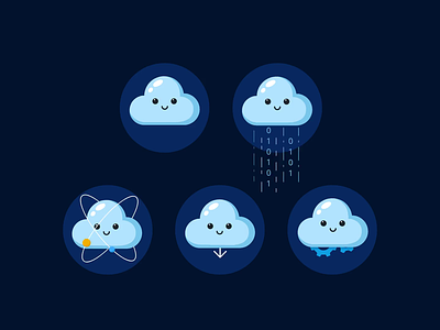 Cloud Icons animation cloud cloud technologies cloudtech design flaticons graphic design icon design iconanimation iconinspiration iconpack icons iconset illustration madewithsvgator motion graphics svganimation ui webdesign webicons