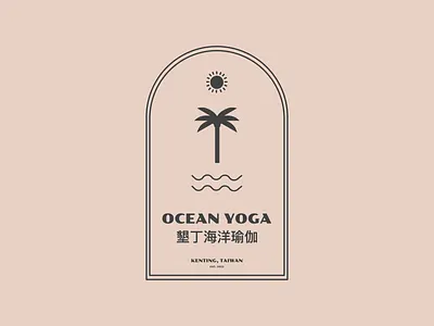Ocean Yoga Kenting branding logo design photography web design