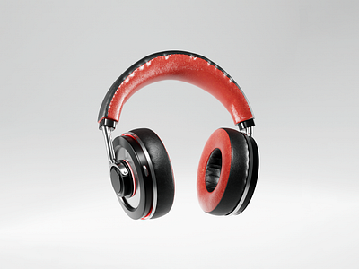 Headphones Design 3d branding