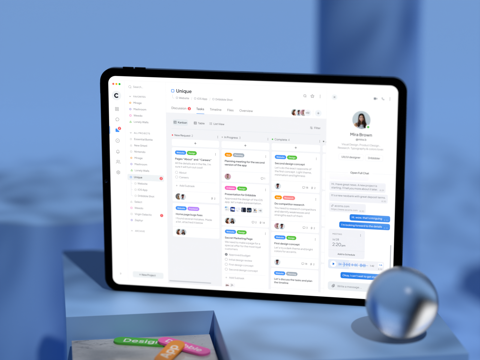 Team Dashboard Animation analytics animation app design dashboard data design desktop kanban management notion planner project management shakuro task tasks team team manager ui ux web design
