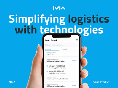 IVIA | SaaS Product for Logistics & Supply Chain animation app branding delivery design freight graphic design identity logistics map motion graphics tracking ui ux