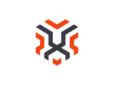 Minimalist Tiger Logo design graphic design logo vector