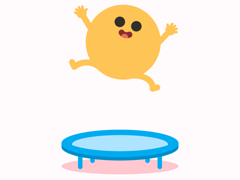 Jump on the trampoline animation jump jumping jumpingontrampolines motion graphics trampoline trampolineadventures trampolineexercise trampolinefitness trampolinefun trampolinepark trampolineparty trampolineskills trampolining