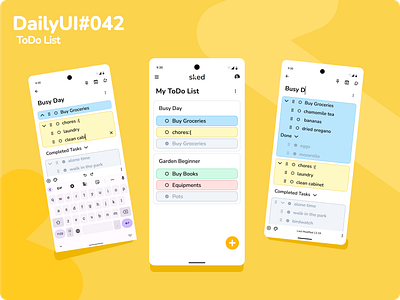 Daily UI Challenge #042|| ToDo List branding dailyui design graphic design iillustration illustration logo ui vector web design