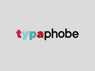 Lettering for typaphobe branding graphic design hand lettering identity design letter mark lettering logo printmaking typaphobe typography