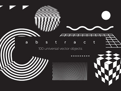 Abstract 100 Universal Vector Object
