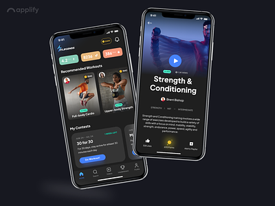 Fitness UI App Design- Get paid to workout with Fitlegends android app app screens applify cardio crossfit design fitness graphic design gym ios mobile app design sports training ui ui design uiux ux design weight loss workout