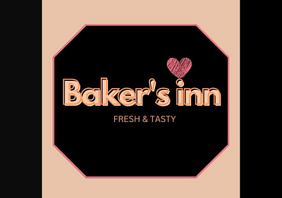 Bakery logo bakery logo beige branding graphic design illustration pink logo vector