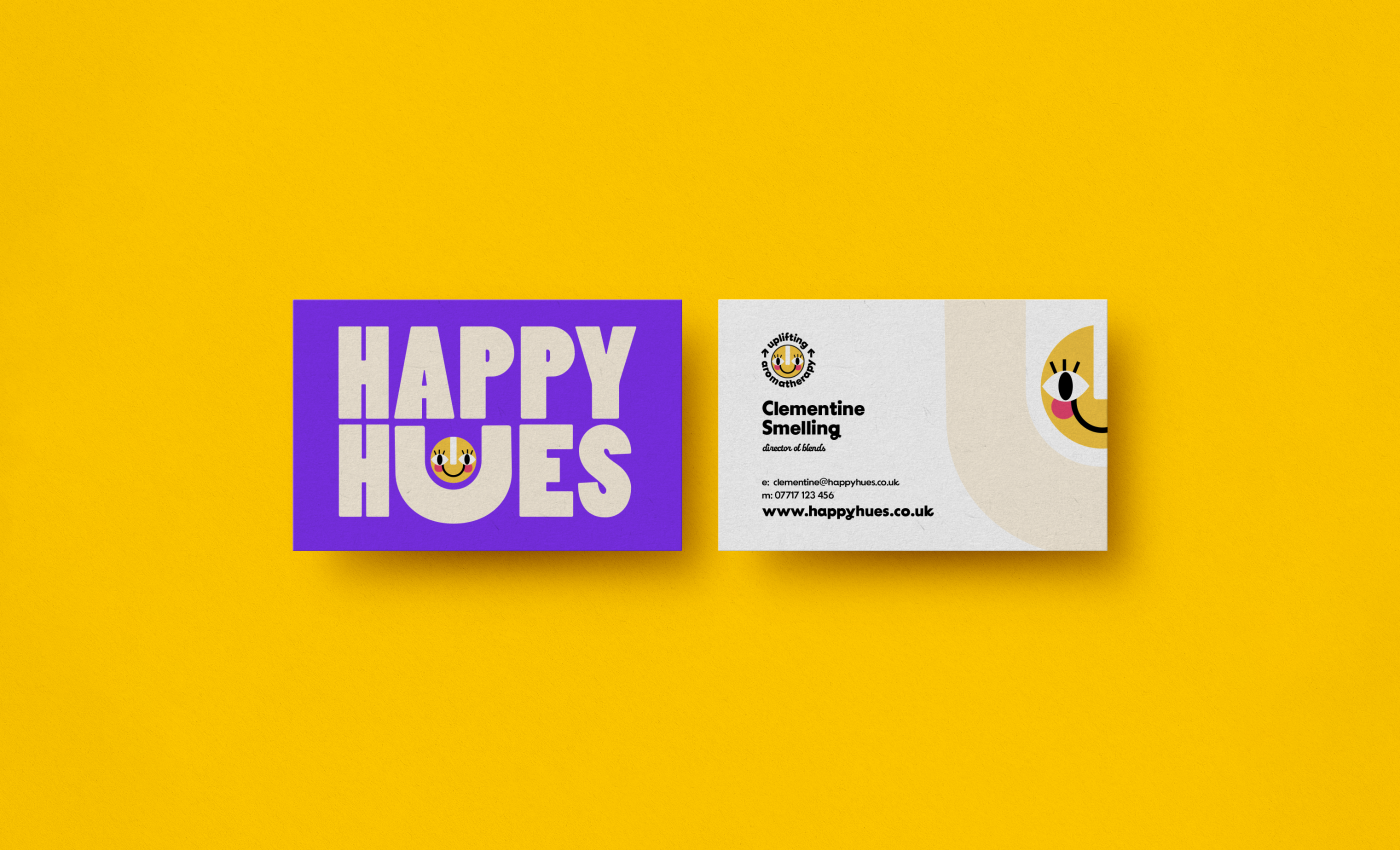 Example of Happy Hues Brand Identity and Ecommerce Web Design Concept