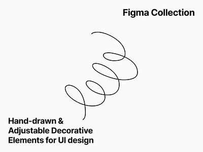 Abstract Shape, Decoration or Scribble for a Website or UI #002 abstract app decoration doodle figma hand drawn highlight landing page scribble shape sketch text underline ui ui design ui ux underline ux web webdesign website