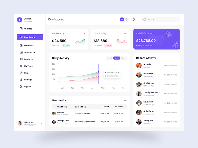 Browse thousands of Dashboard Search UI images for design inspiration ...