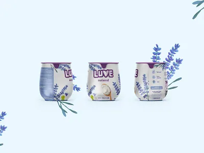 Packaging — Yoghurt nature branding clean colors design fmcg design layout minimal package design packaging product branding yogurt