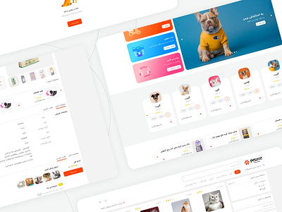 Petzee Shop aniamls animals web clinic clinic animals ui design experience pet seestudio ui ui animals user ux