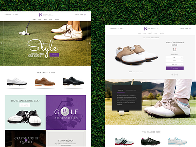 Jim Varela Website branding design desktop ecommerce landing page shoes ui ux website