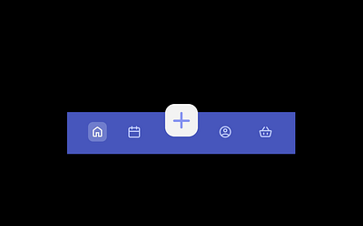 Navigation bar animation - Figma animation app figma interaction microanimation mobile navigation ui