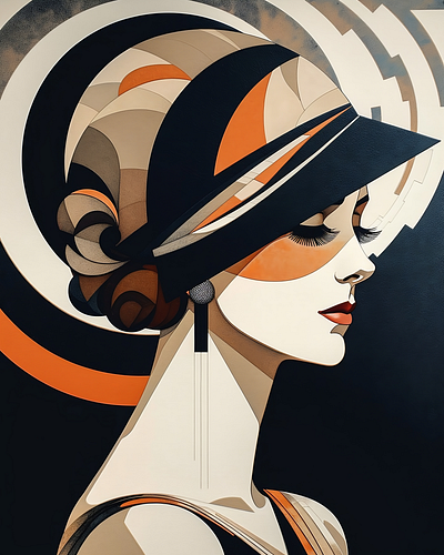Art Deco - Woman [3] illustration