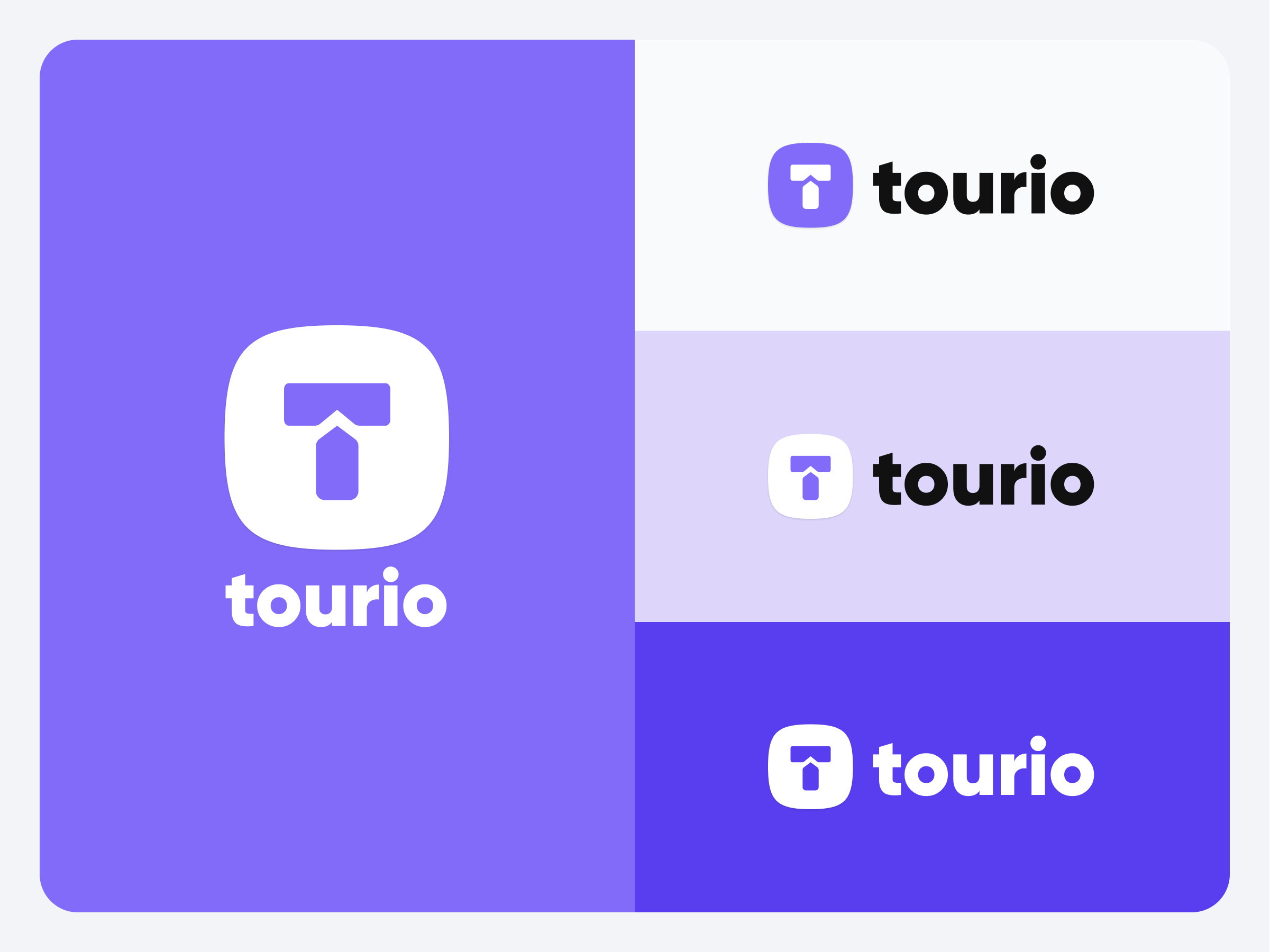 tourio • Logo app app travel brand brand identity branding design identity interface logo minimal minimal logo minimalistic mobile mobile app travel app travel application travel logo travel mobile travel mobile app