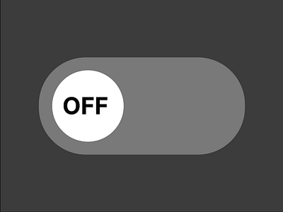 Toggle switch - Animation - Figma animation app component design figma interaction mobile off on product design switch toggle