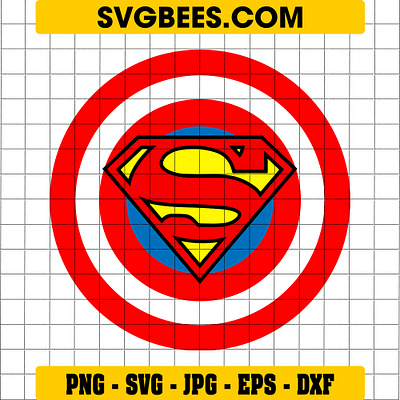 Superman Shield SVG superman shield svg svgbees