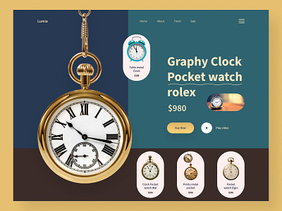 Watch Landing page brand product branding dailyui design e commerce ecommerce website landing page product smart products ui ux web web design webdesigner website