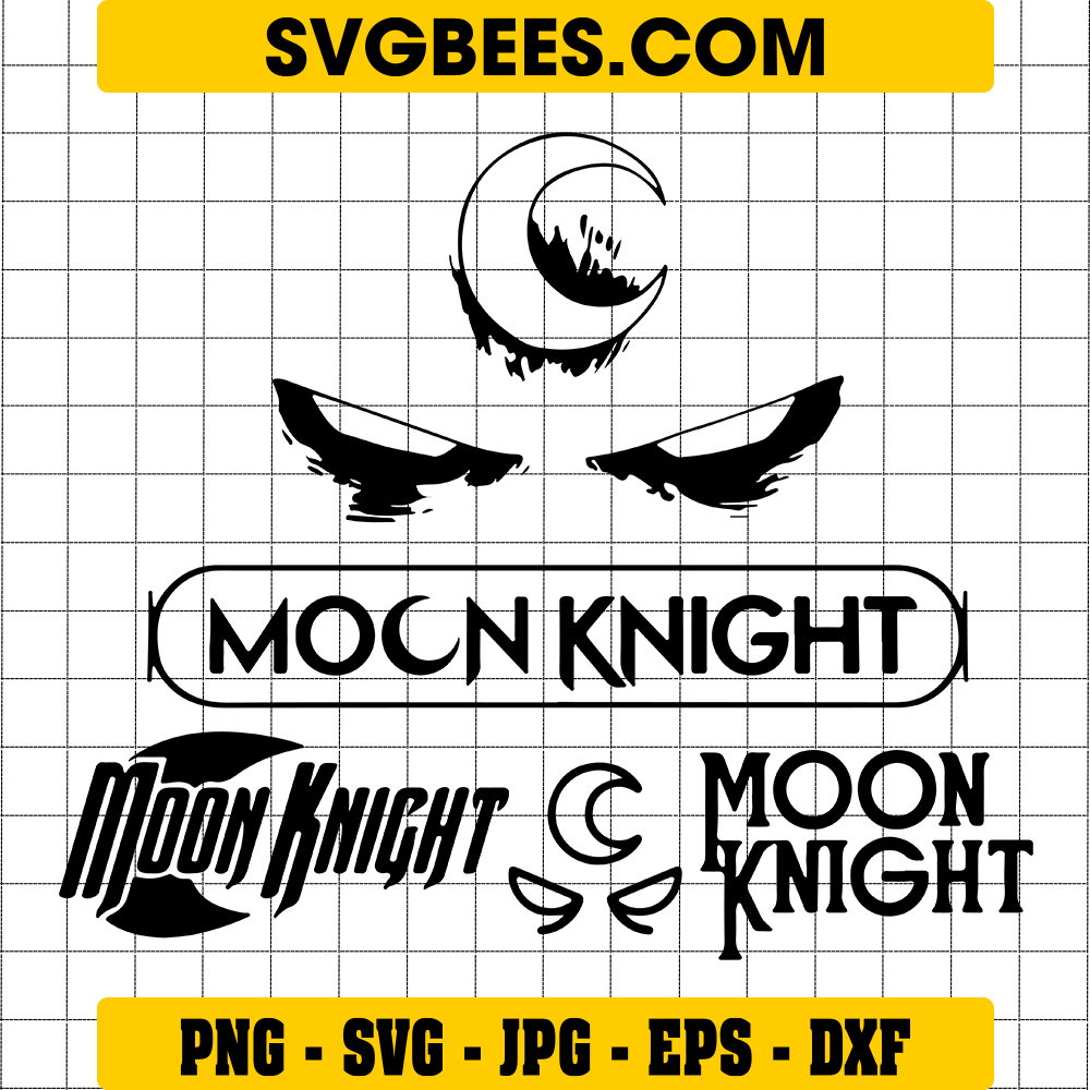 Amazon.com: Trends International Gallery Pops Marvel Moon Knight - Logo  Wall Art Wall Poster, 12