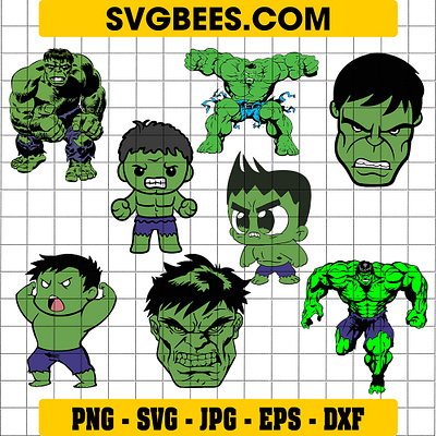 Incredible Hulk Svg designs, themes, templates and downloadable graphic ...