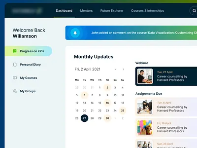 Task Tracker for Digital Businesses analytics application calendar dashboard design manage project schedule task tracker ui ux