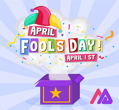 April Fools Day graphic design
