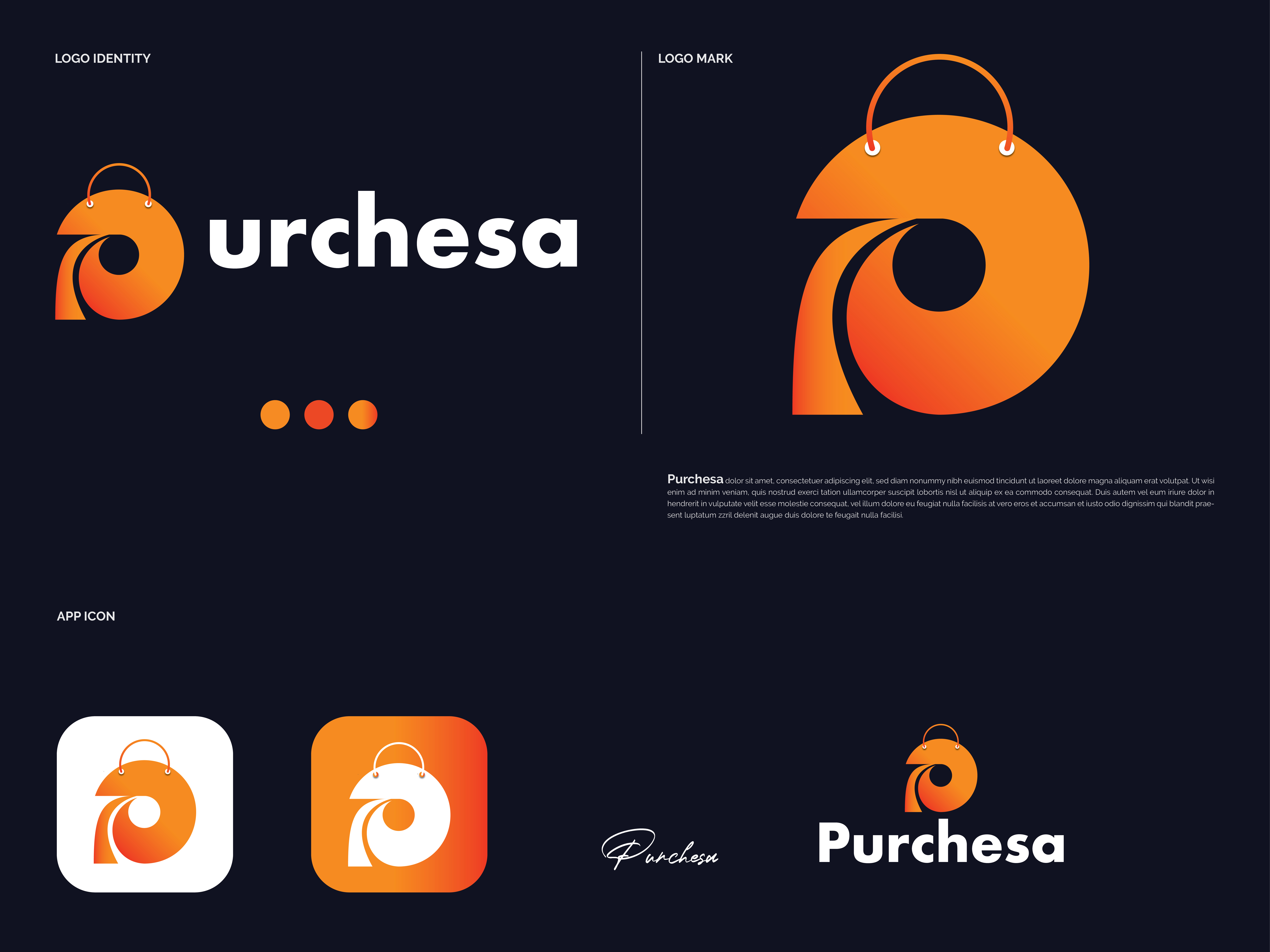 E-commerce Brand identity Logo brand identity branding business logo ecommerce logo gradient graditent logo graphic design graphich designer logo logo brand logo concept logo design logodesigner logos logotype minimal logo p logo shop logo visual identity