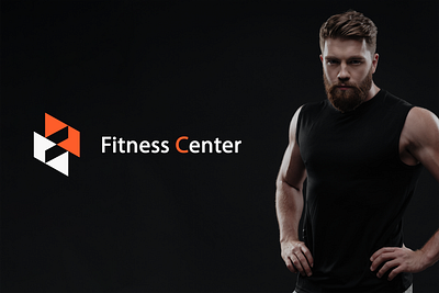 Fitness Center branding design logo typography