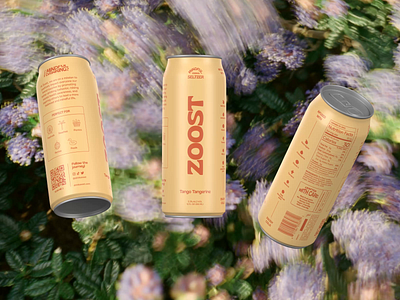 ZOOST Hard Seltzer — Can Packaging 12oz can beverage branding california can packaging cans drinks fruits icons identity label design layout mindful minimal packaging print seltzer type
