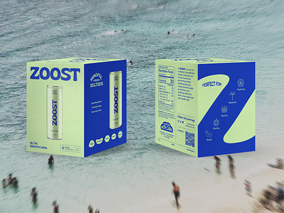 ZOOST Hard Seltzer — Boxes Packaging balanced beverage box packaging branding design system drink fruits icon label layout logo mindful minimal mockup nature packaging seltzer shipping box typography