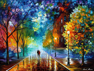 FRESHNESS OF COLD IN THE EVENING leonidafremov