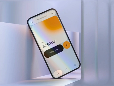 AVAX Wallet - Page Transitions 3d add token address avax balance branding chain crypto defi eth etheric etherium fintech nft pfp sol thrc token ui wallet