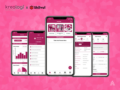 Design Idea for CRM Feature Krealogi Application android app design figma ui ux