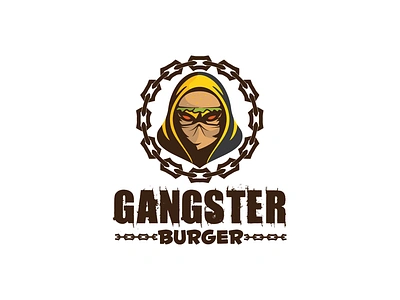 Gangster Logo Design animation app branding design graphic design illustration logo ui ux vector