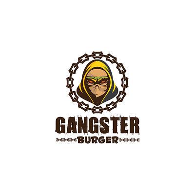 Gangster Logo Design animation app branding design graphic design illustration logo ui ux vector