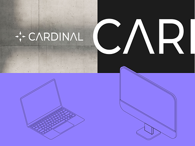 Cardinal - Rebranding bold brand branding case computer concrete lines market marketplace nft rebranding showcase tech