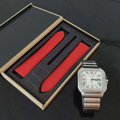 New Cartier Santos Large and Medium Size with New QuickSwitch drwatchstrap