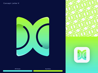 Letter X Logo branding design graphic design icon logo vector