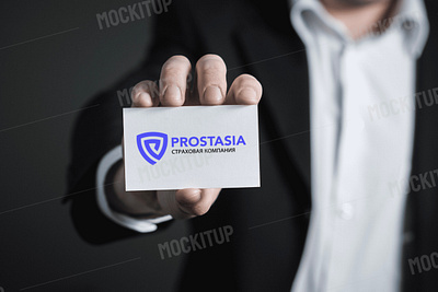 Logo for an insurance company «PROSTASIA» branding design graphic design illustration logo vector