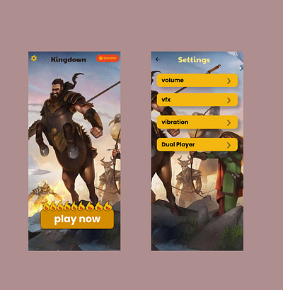 ui screen of gamesetting #dailyui app settings ui userinterface