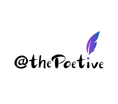 @ThePoetive branding feather logo graphic design i logo instagram logo peotive logo quill logo