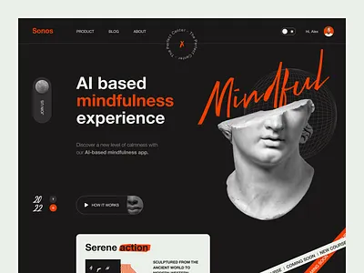 Sonos Website design interface product service startup ui ux web website